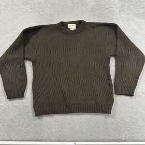 Eddie Bauer Men's V-Neck Sweater - Dark Brown